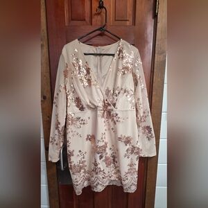 Elegant Sequin Embellished Dress